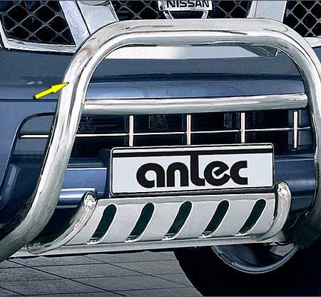 Nissan Pathfinder (2005) – Antec Godkjent Frontbøyle m/tverrør og underbeskyttelse mulighet