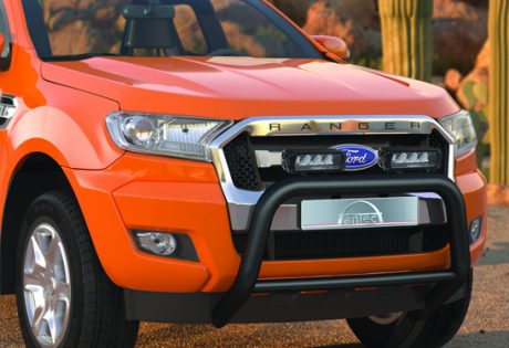 Ford Ranger (2016-) – Antec Godkjent Frontbøyle m/tverrør og Lazer lyspakke