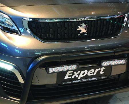Peugeot Expert (2016-) – Antec Godkjent Frontbøyle m/tverrør og Lazer lyspakke