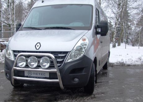 Renault Master (2010-) – Metec 4x4 Frontbøyle-Lysbøyle m/tverrør