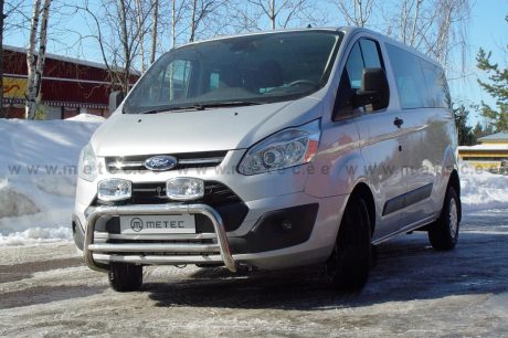 Ford Transit Custom (2013-) – Metec 4x4 Godkjent Frontbøyle-Lysbøyle m/tverrør